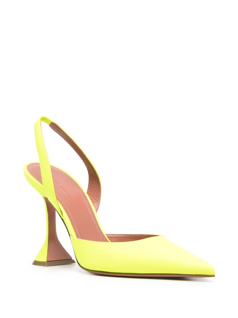 Yellow Holli 95 Slingback Pumps