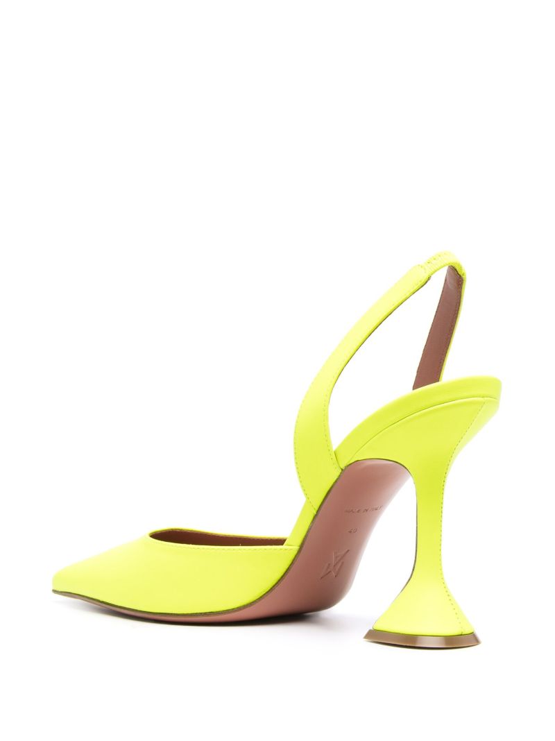 Yellow Holli 95 Slingback Pumps