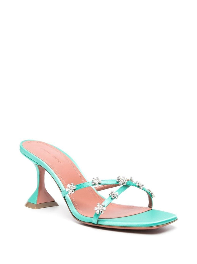 Blue Lily 70 Crystal Sandals