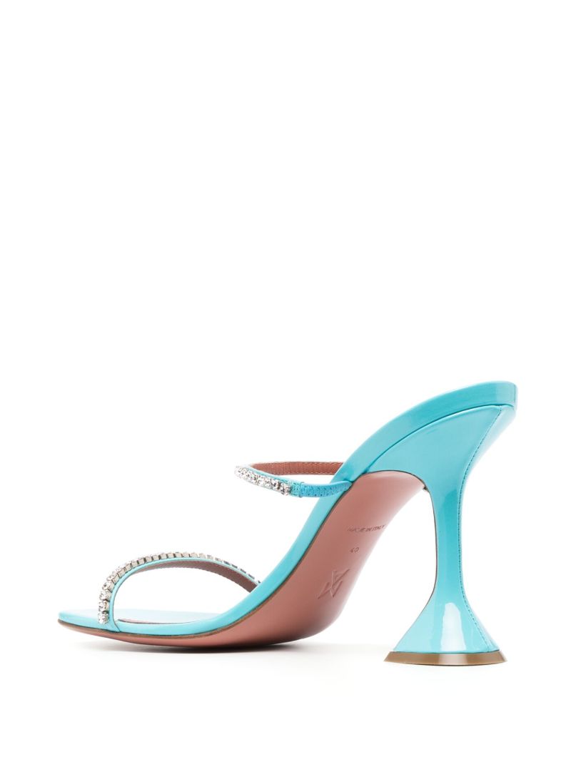 Blue Gilda 95 Crystal Sandals