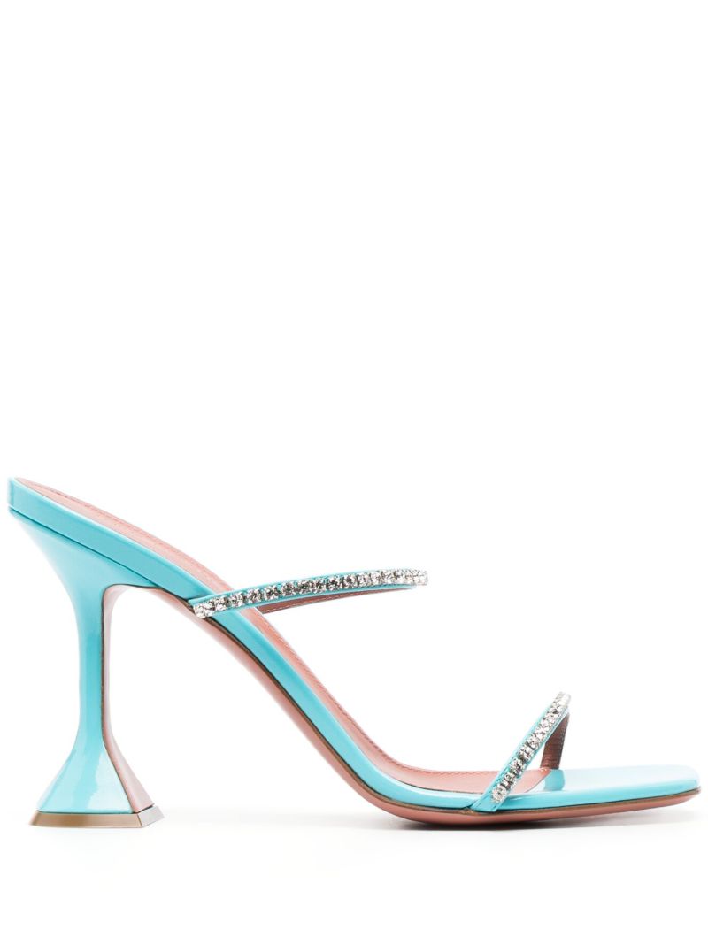 Blue Gilda 95 Crystal Sandals