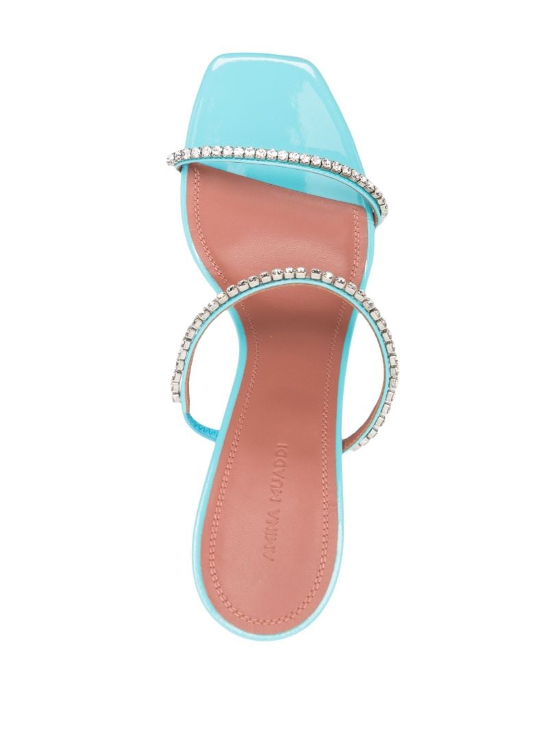 Blue Gilda 95 Crystal Sandals