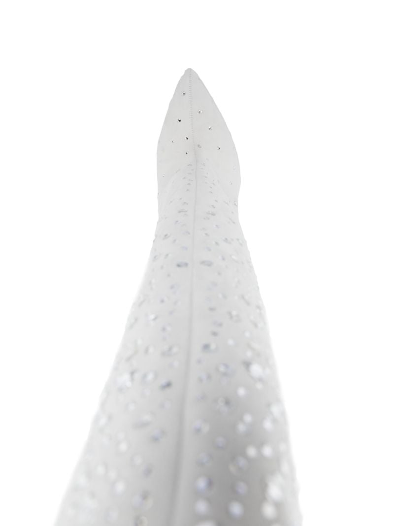 White Holly 105 Crystal Knee-high Boots