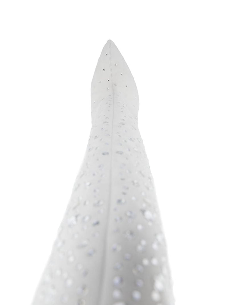 White Holly 105 Crystal Knee-high Boots