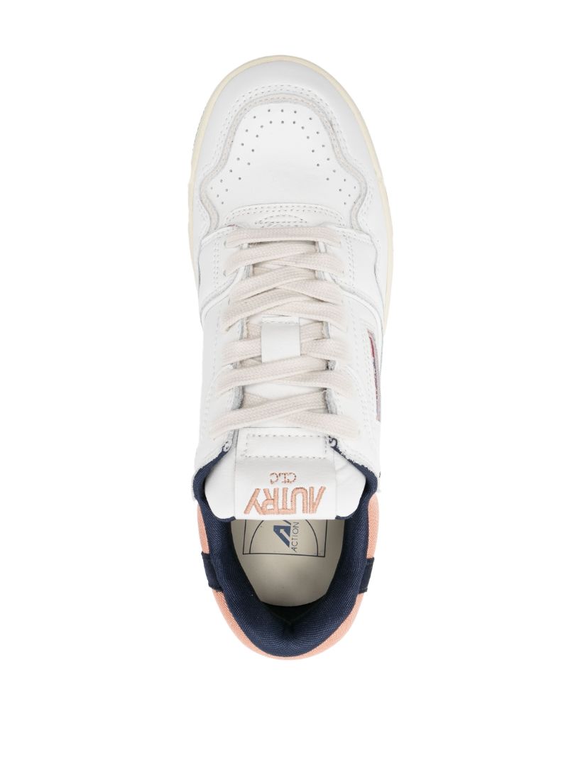 White Clc Leather Sneakers