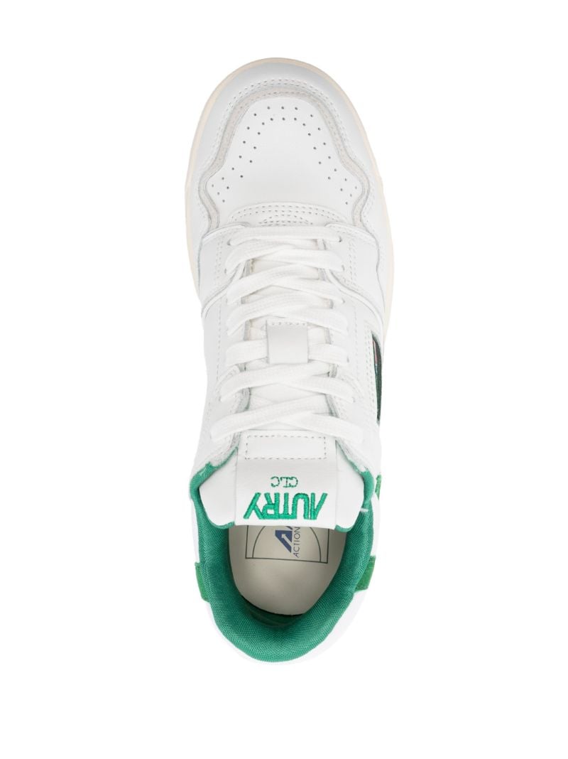 White Clc Leather Sneakers