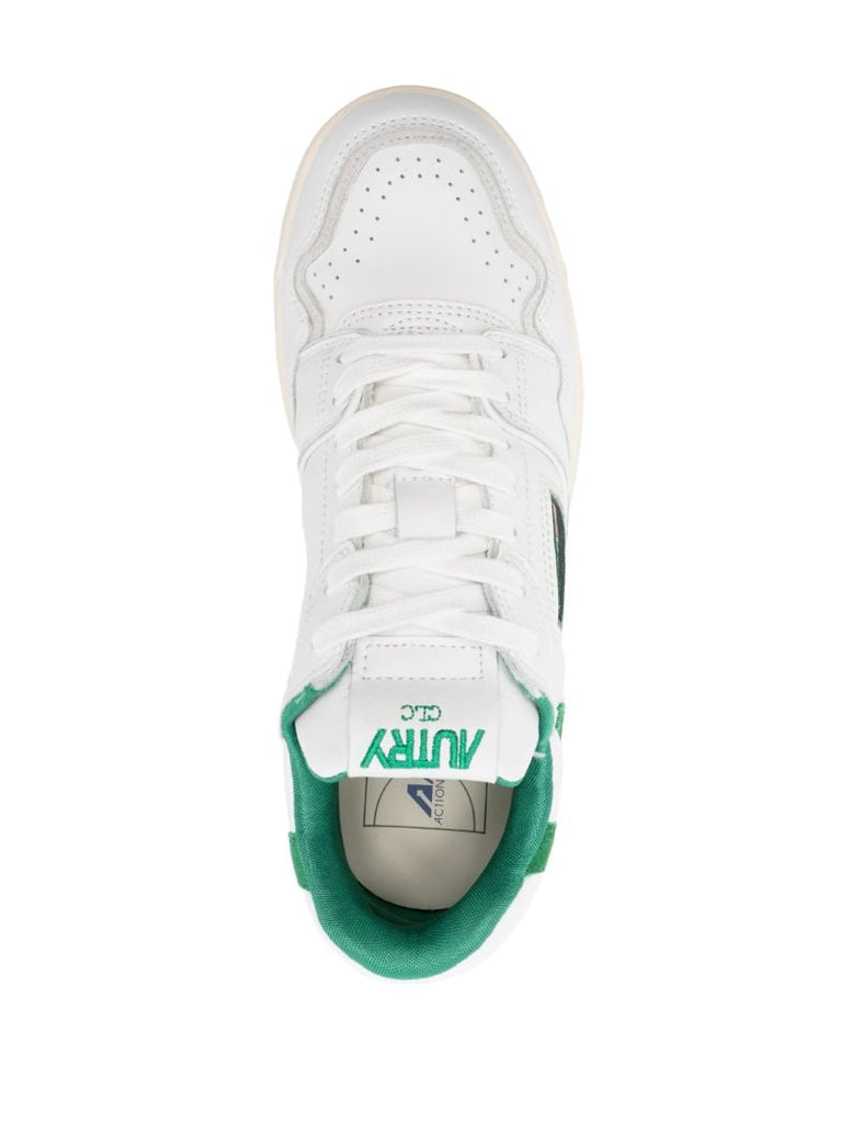 White Clc Leather Sneakers