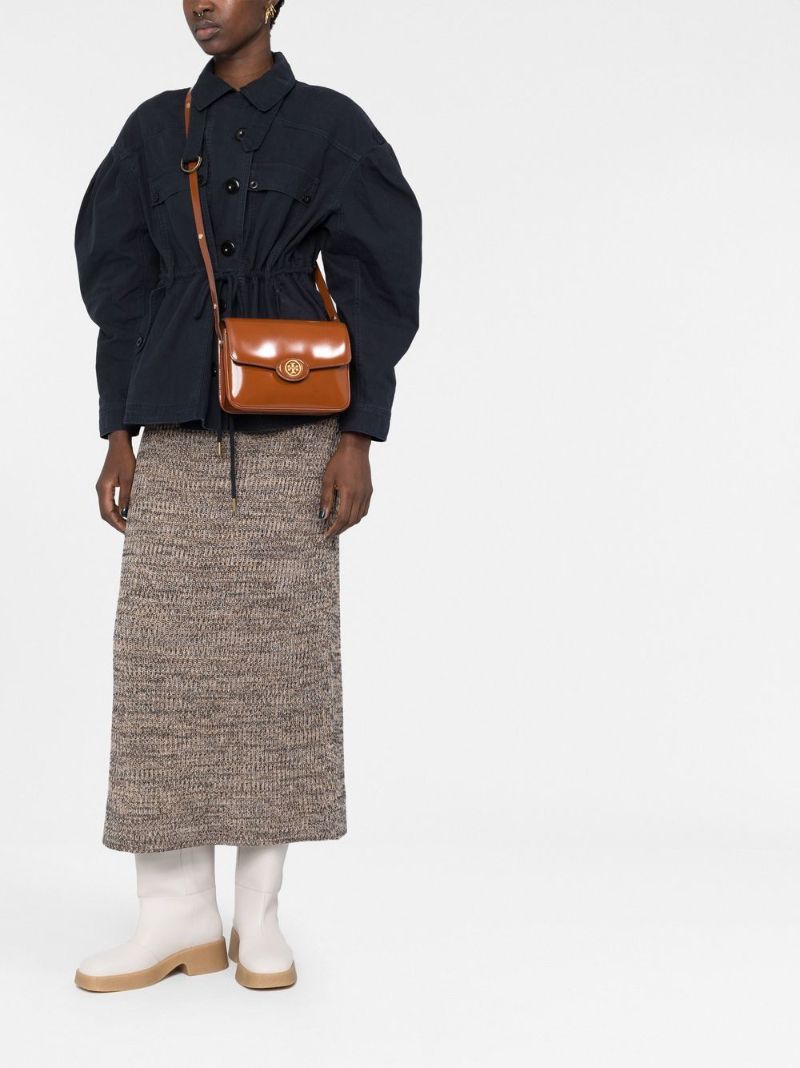 Brown Robinson Leather Cross Body Bag