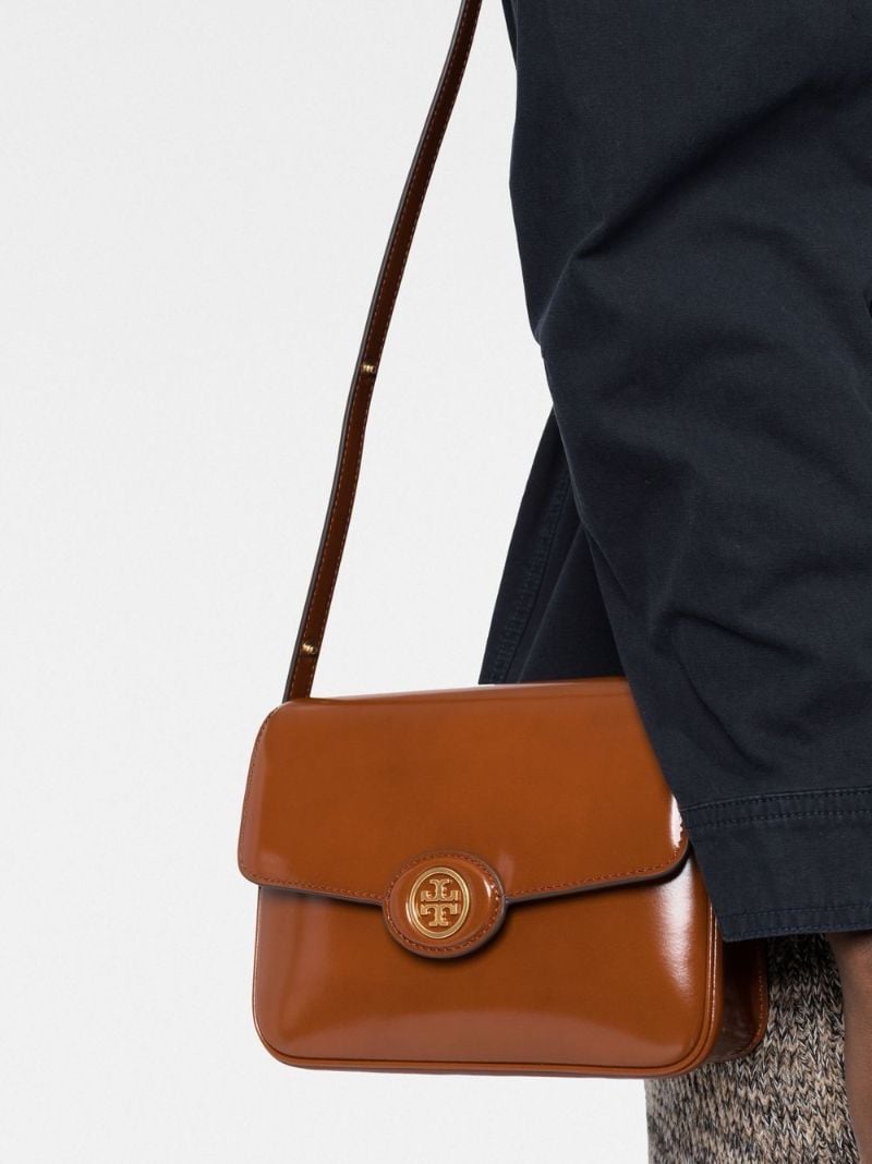 Brown Robinson Leather Cross Body Bag