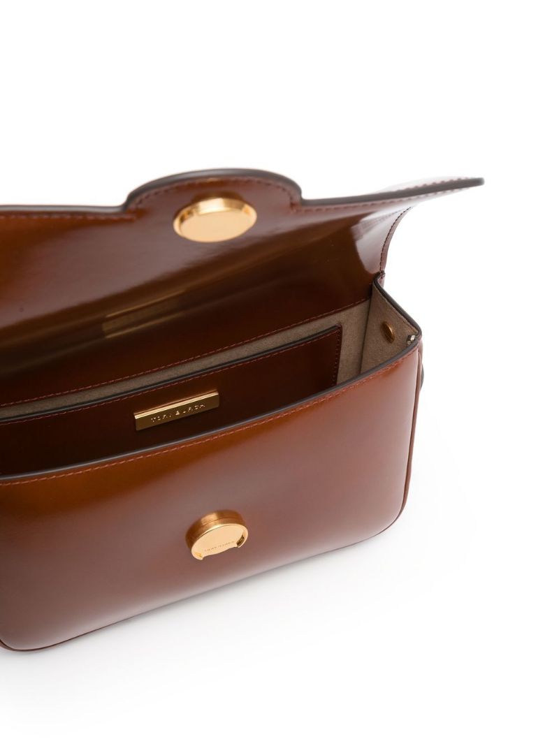 Brown Robinson Leather Cross Body Bag