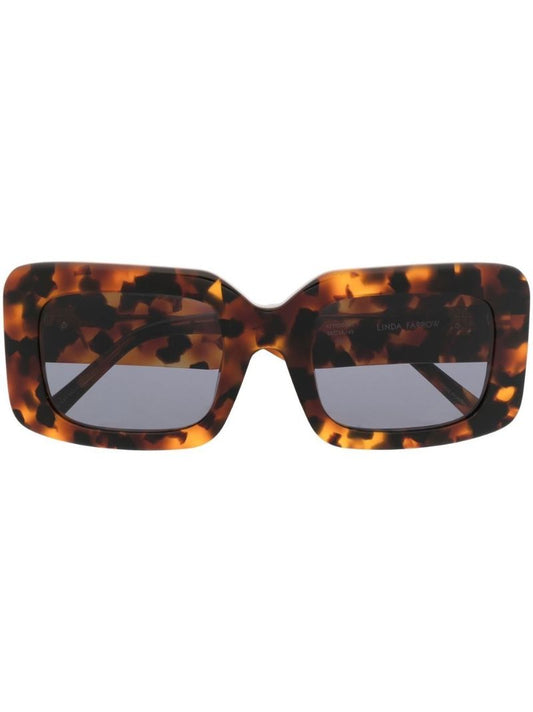 Brown Tortoiseshell Oversize Frame Sunglasses