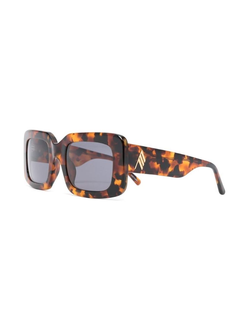Brown Tortoiseshell Oversize Frame Sunglasses