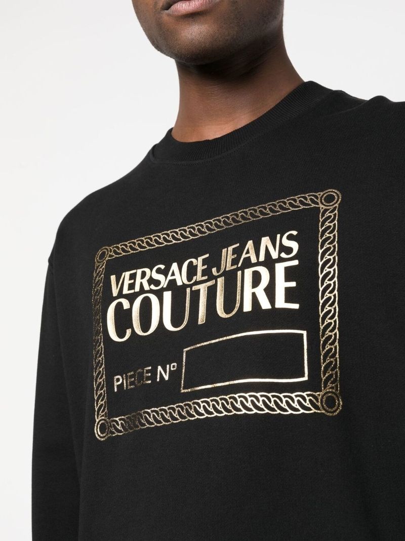 Black Logo-print Cotton Sweatshirt
