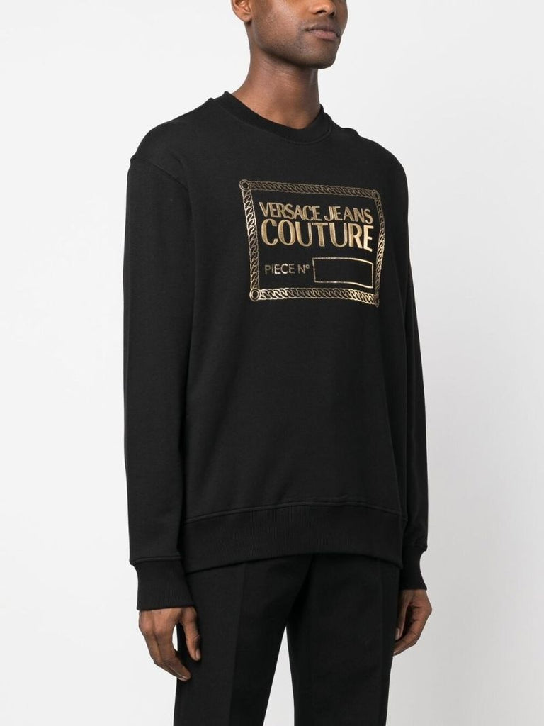 Black Logo-print Cotton Sweatshirt