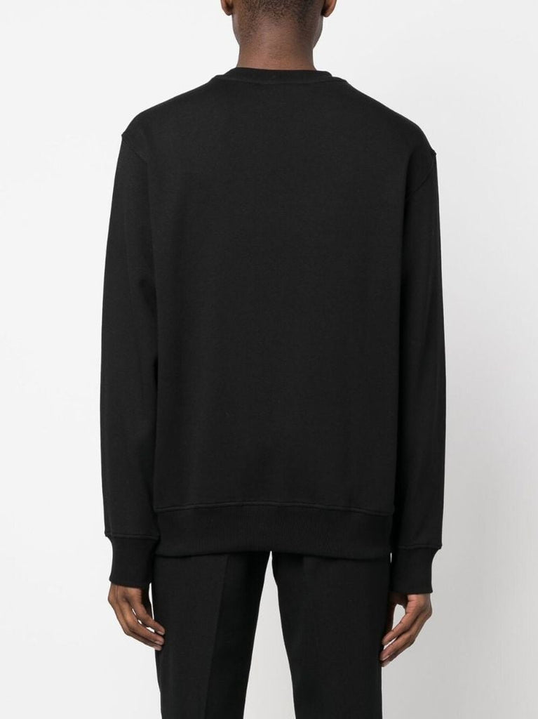 Black Logo-print Cotton Sweatshirt