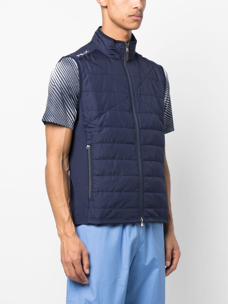 Blue Quilted Vest