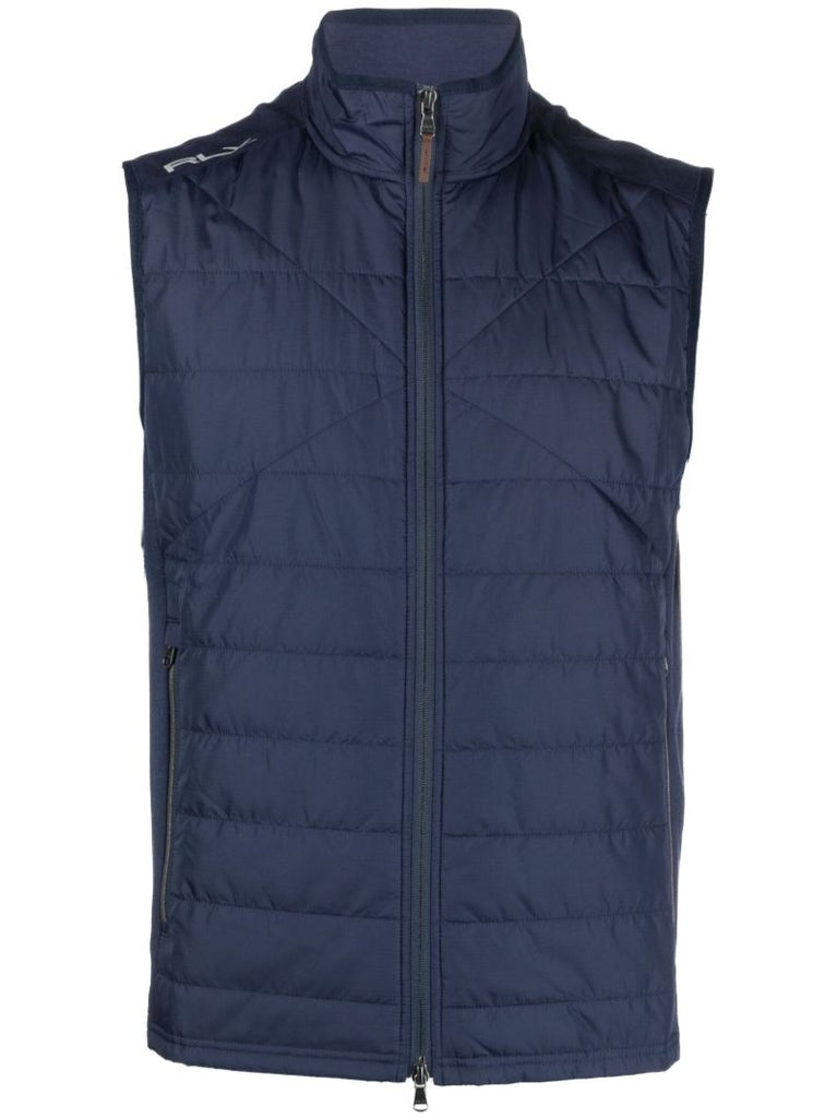 Blue Quilted Vest