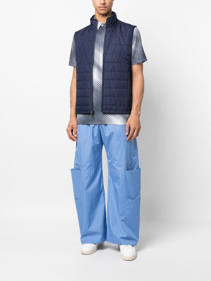 Blue Quilted Vest