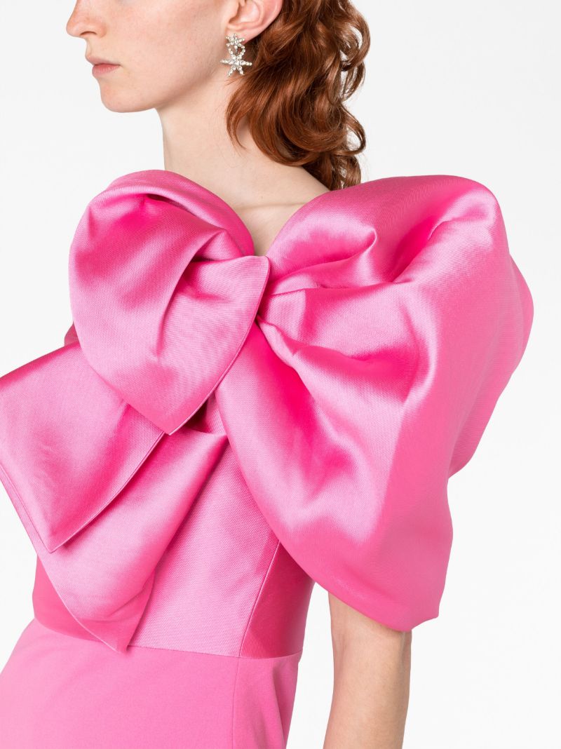 Pink Iyana One-shoulder Maxi Dress