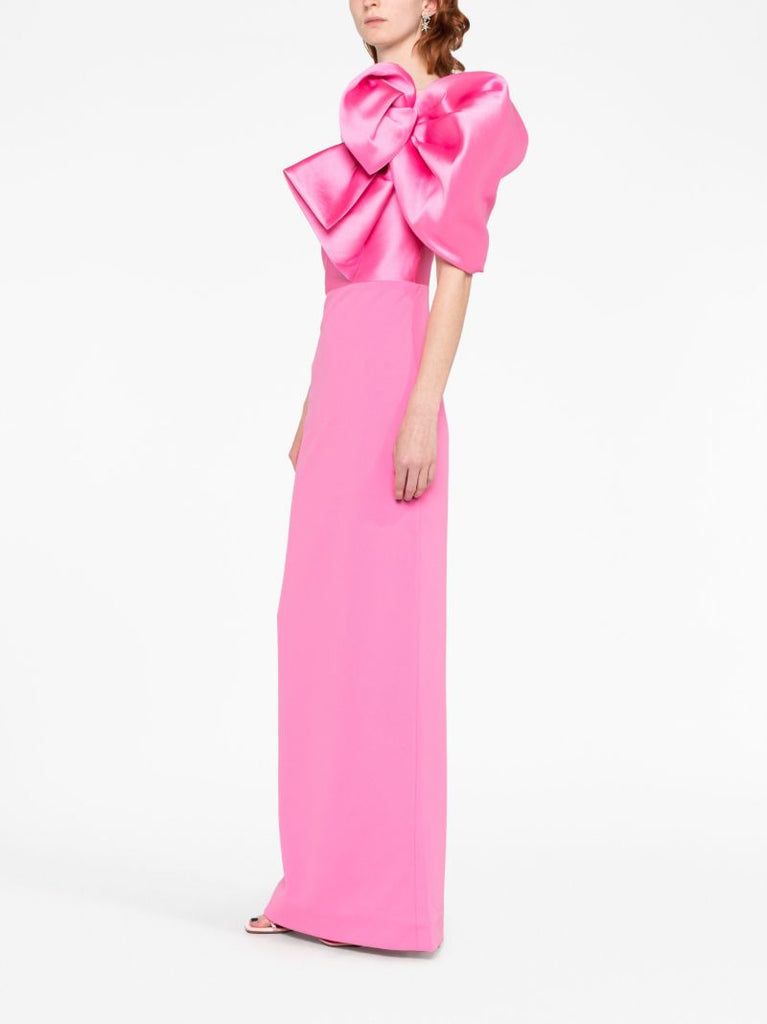 Pink Iyana One-shoulder Maxi Dress