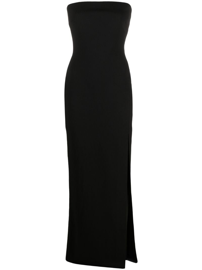 Black Zora Strapless Maxi Dress