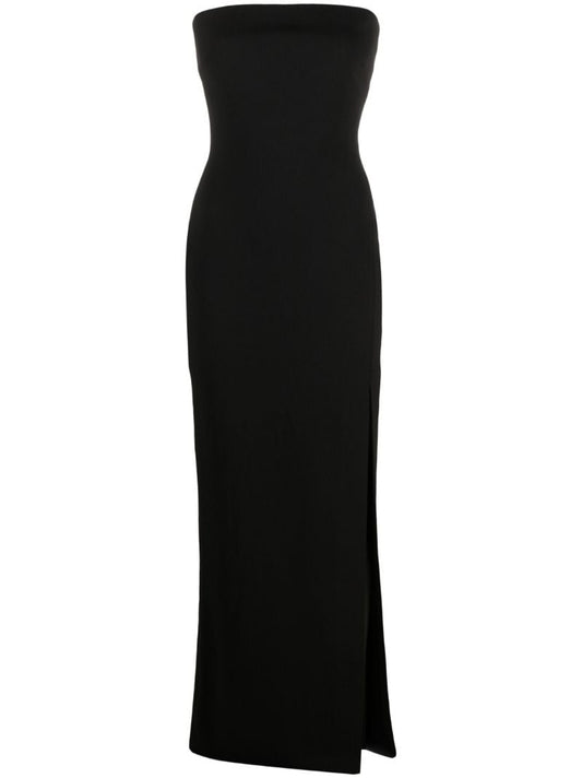 Black Zora Strapless Maxi Dress