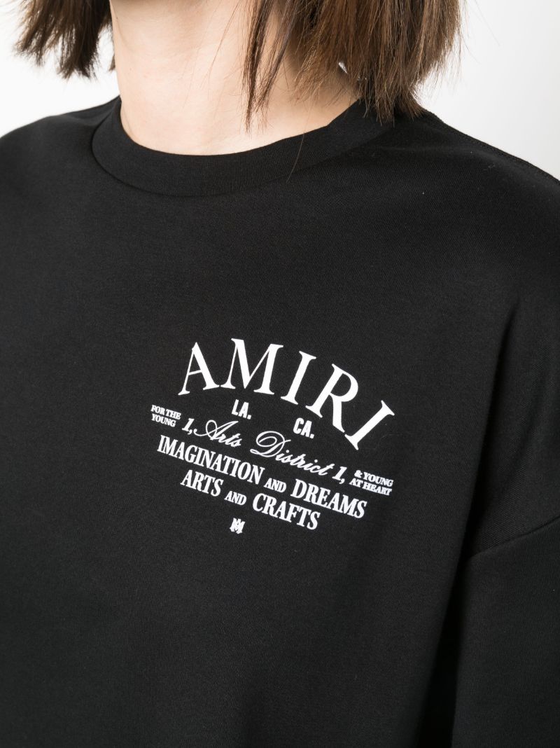 Black Logo Print T-shirt