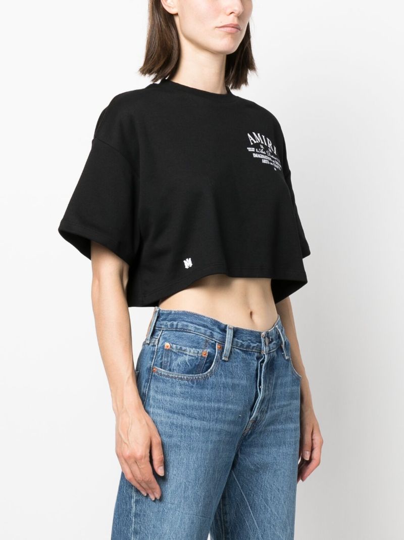 Black Logo Print T-shirt