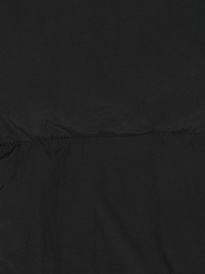 Black Puffer Padded Scarf