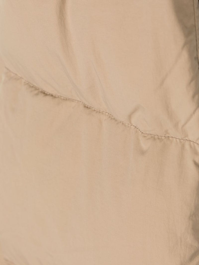 Neutral Puffer Scarf
