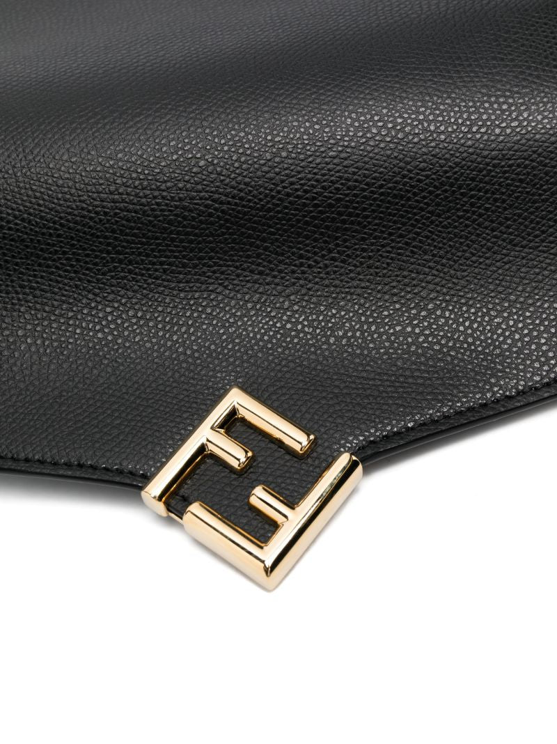 Black Ff Diamonds Leather Shoulder Bag
