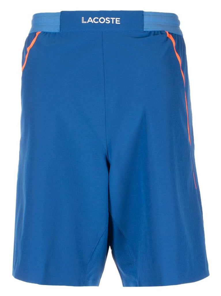 X Novak Djokovic Blue Lacoste Tennis Shorts