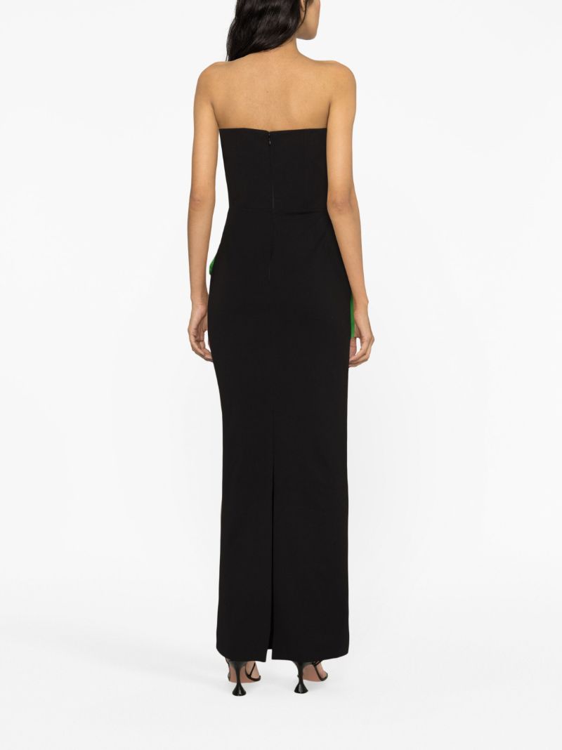 Black Zuri Strapless Maxi Dress