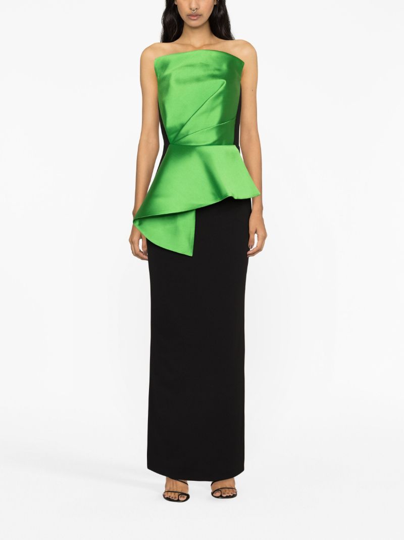 Black Zuri Strapless Maxi Dress