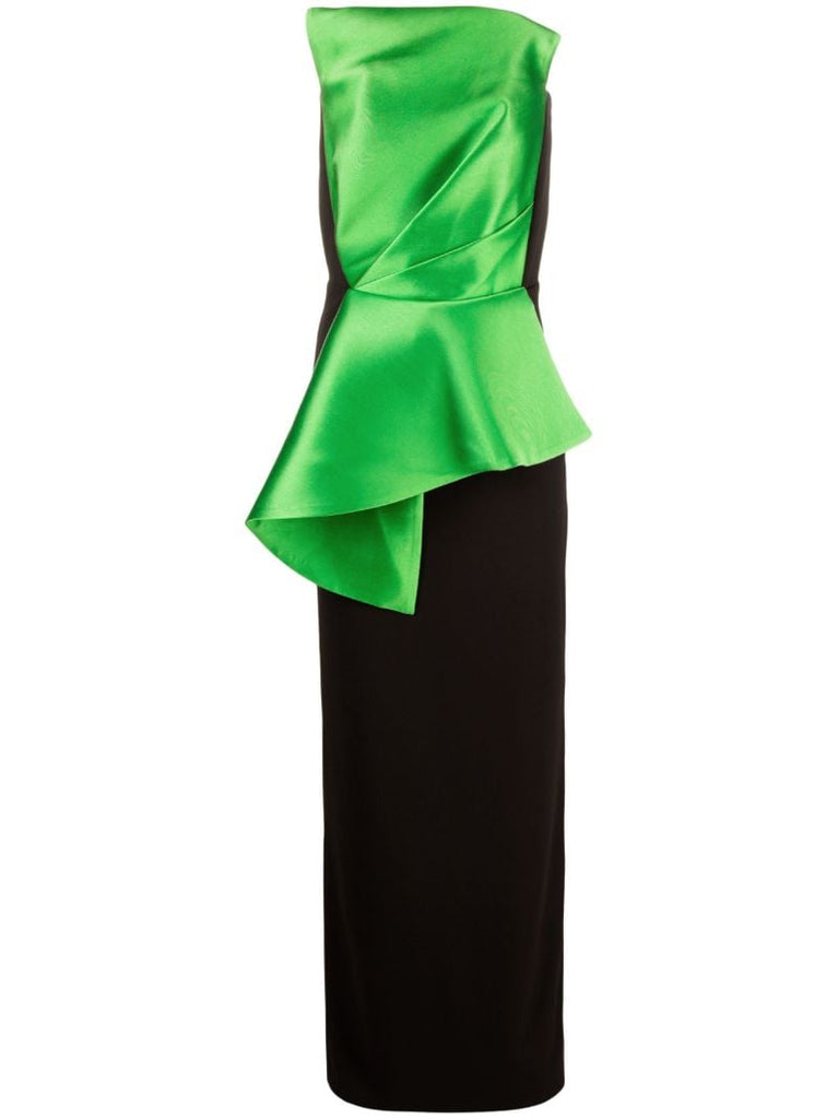 Black Zuri Strapless Maxi Dress
