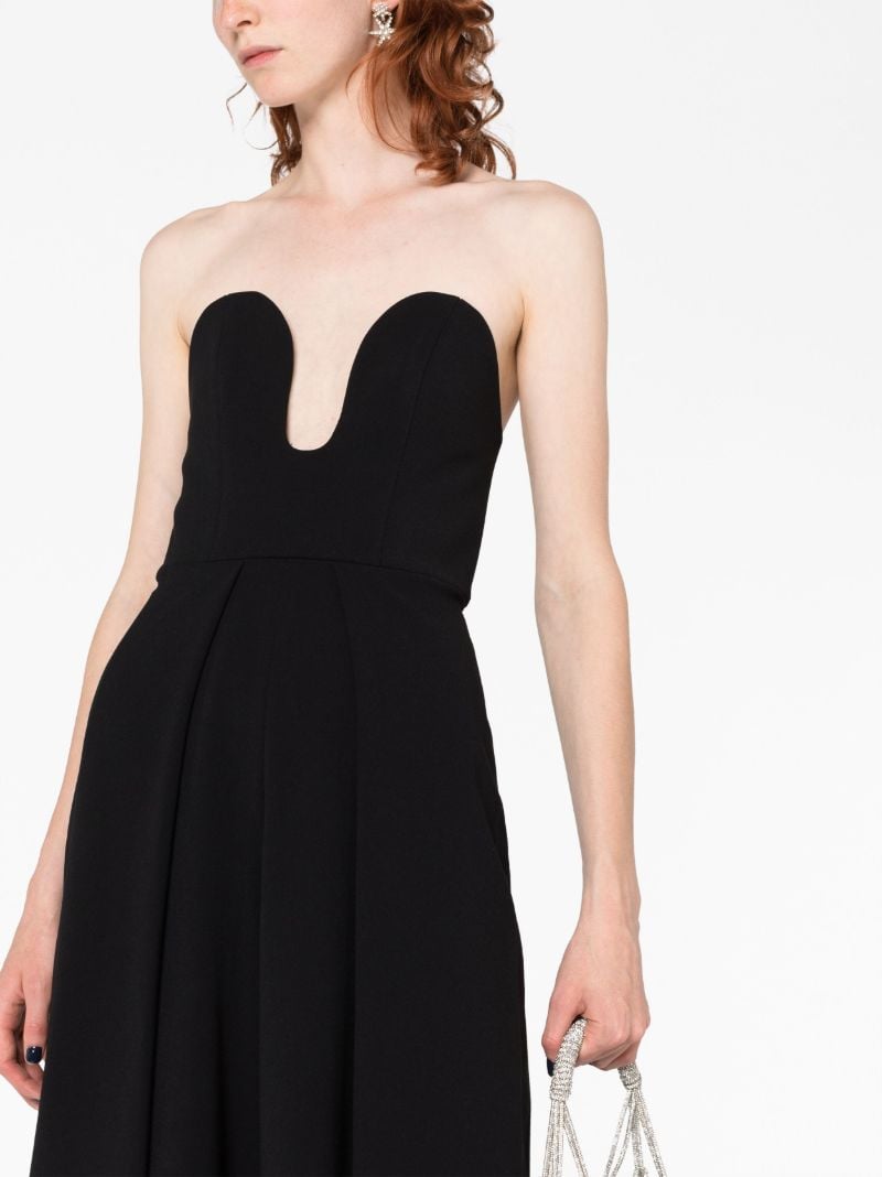 Black Anelli Strapless Jumpsuit