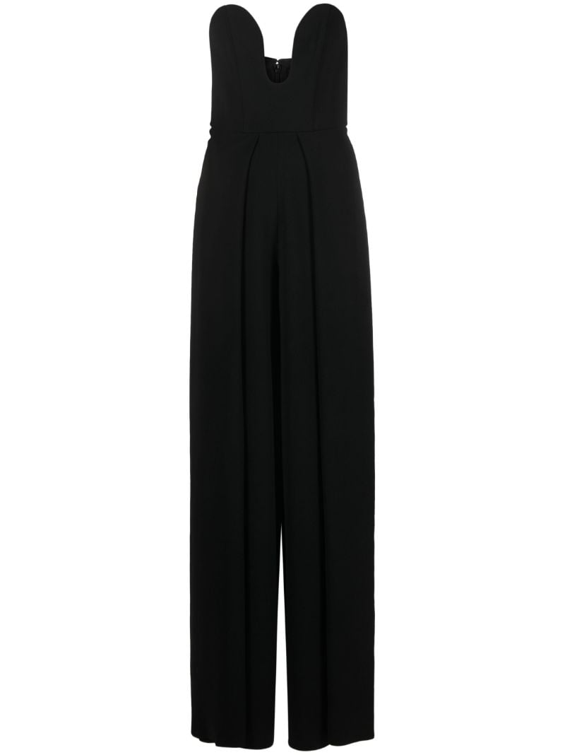 Black Anelli Strapless Jumpsuit