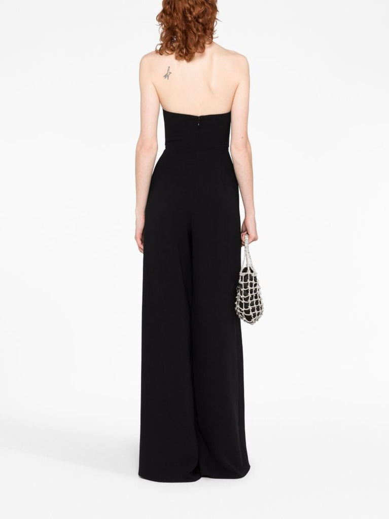 Black Anelli Strapless Jumpsuit