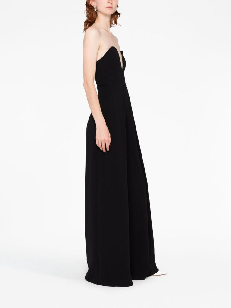 Black Anelli Strapless Jumpsuit