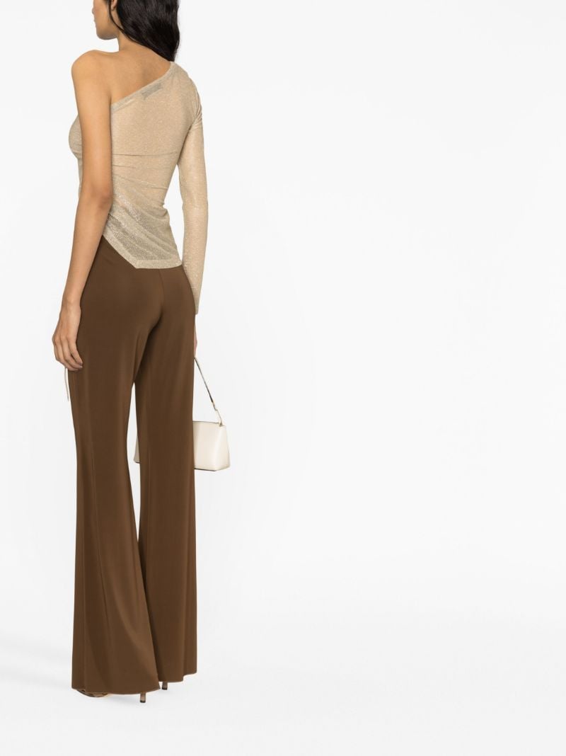 Gold-tone Sparkling One-shoulder Top