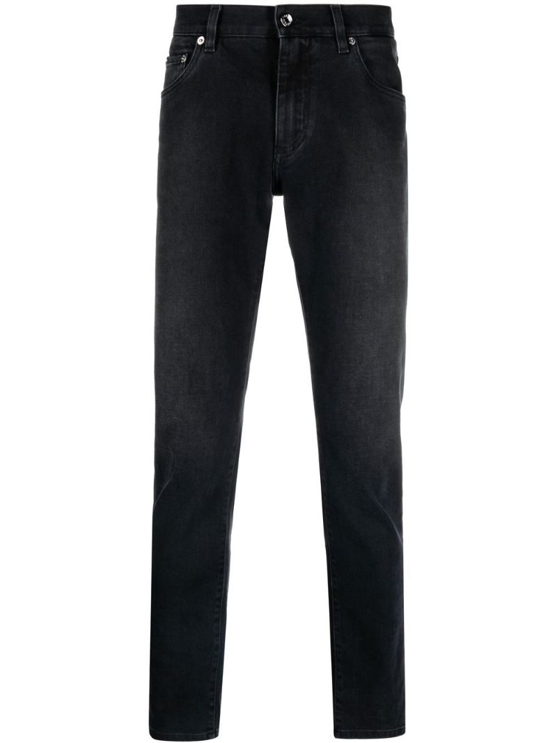 Black Dg Essentials Skinny Jeans