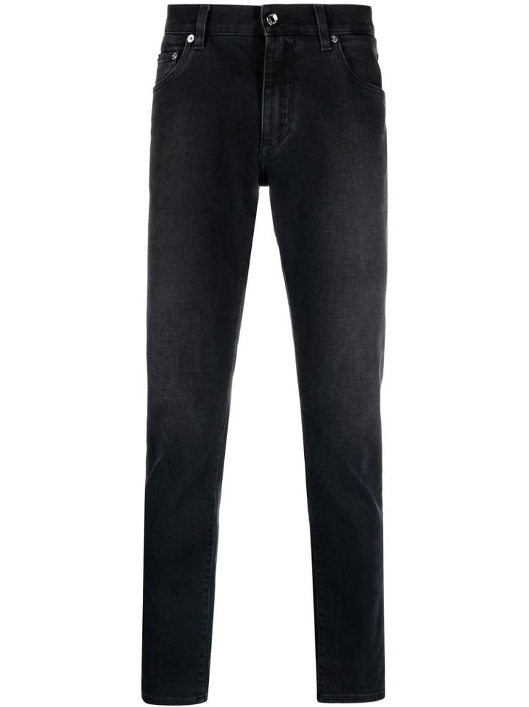 Black Dg Essentials Skinny Jeans