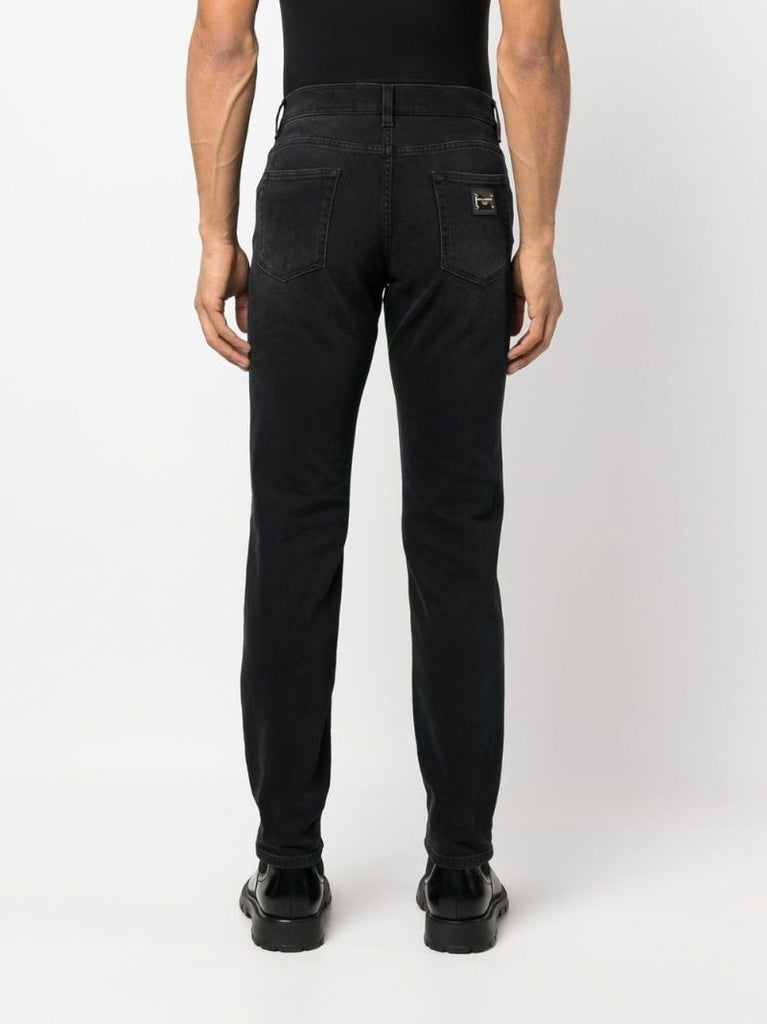 Black Dg Essentials Skinny Jeans