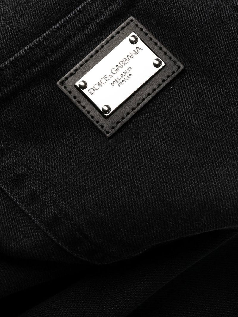 Black Dg Essentials Skinny Jeans