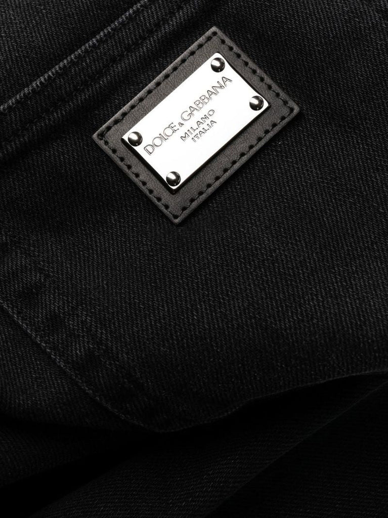 Black Dg Essentials Skinny Jeans
