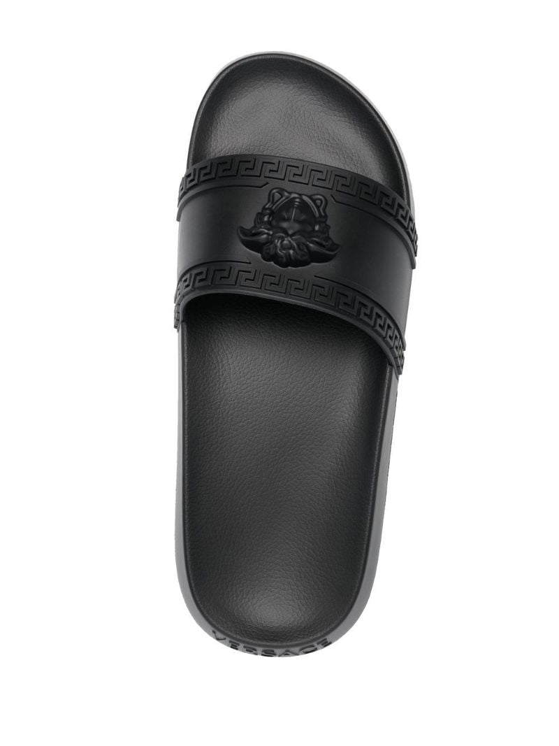 Black Palazzo Slides