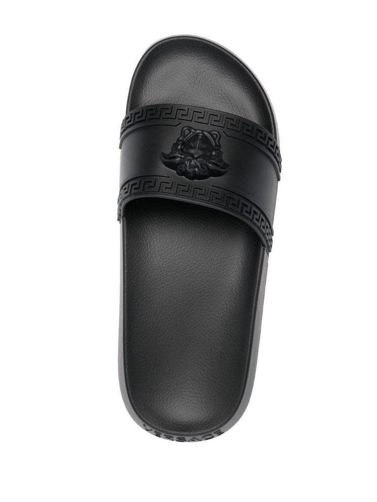 Black Palazzo Slides