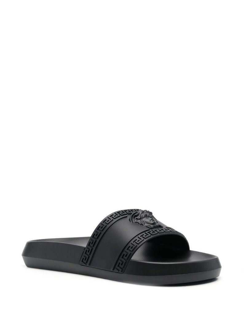 Black Palazzo Slides