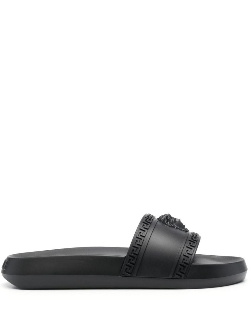 Black Palazzo Slides