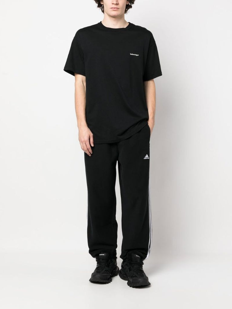 X Adidas Black Tapered Track Pants